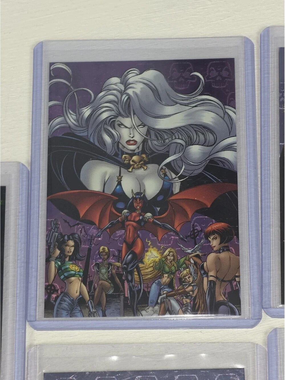 5x Lot Lady Death 1996 Series 3 FRACTAL Mystery Chase C-5 Steven Hughes Art RARE